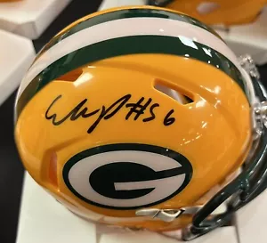 Minicasco Beckett autografiado por Edgerrin Cooper Packers - Imagen 1 de 1