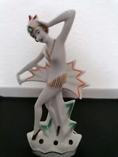Porzellanfigur/Tänzerin aus der Zeit des Art Deco/Sammlerstück,ohne Beschädigung