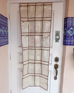 New DAZZ Over Door Hanging Shoe Organizer Pouch Rack 20 +2 Slots w/Door Hooks - Picture 1 of 2