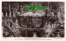 R372306 Coronation Procession. 1911. The State Coach. Their Majesties The King a