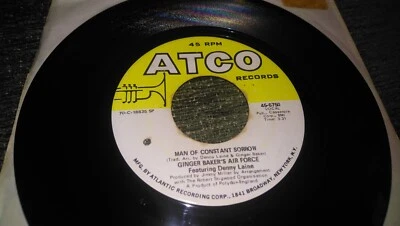 Ginger Bakers Air Force Man Of Constant Sorrow UNPLAYED FROM NEW Vinyl 45 Single Foto 1 de 4
