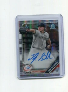 2019 Bowman Chrome Autograph Refractors T.J. Sikkema 1st Bowman Auto 295/499 - Picture 1 of 1