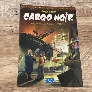 Serge Laget Cargo Noir Days of Wonder Board Game RULES BOOKLET ONLY 2011 - Picture 1 of 4