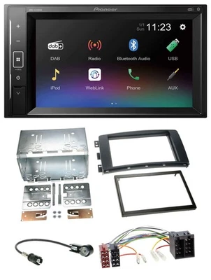 Pioneer DAB MP3 2DIN Bluetooth USB Autoradio für Smart ForFour 04-06 ForTwo 07-1 - Bild 1 von 4
