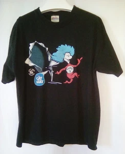 Camiseta De Colección El Gato en el Sombrero Cosa 1 y Cosa 2 42-44 L Hanes 4 - Imagen 1 de 5