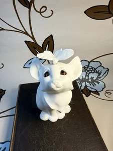 Freeman George Good Vtg. Bone china Cat W/ Butterfly Extremely Rare! - Picture 1 of 8