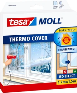 tesamoll Thermo Cover Fenster Isolierfolie - Transparent 1,7m x 1,5m  - Bild 1 von 7