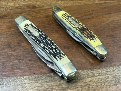 Faca SCHRADE UNCLE HENRY 877UH edição limitada + Stockman (lote de 2) - Imagem 1 de 4