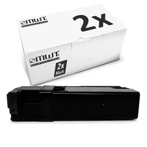 2x Mehrwegtoner Cartouche D'Encre C13S050630 Noir Alternative F R Epson CX29DNF - Photo 1/4