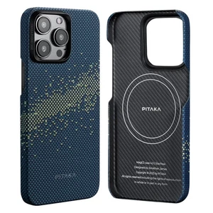 PITAKA Case Compatible with iPhone 15 Pro Aramid Fibre Ultra Thin Magnetic Prote - Picture 1 of 4