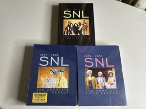 LOT SNL DVDs Seasons 1 3 5 NEW 1975 - 1980 Sealed Saturday Night Live 22 Discs - Imagen 1 de 5