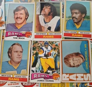 Los Angeles Rams 40 Karten Vintage Football Lot..........GZ4 - Bild 1 von 4