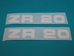 Zündapp ZR 20 Aufkleber Verkleidung Schriftzug Dekor weiß 447-10.131 Typ 447 - Bild 1 von 1