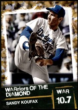 Sandy Koufax 2020 Topps WARriors of the Diamond 5x7 Gold #WOD-24 /10 Dodgers 