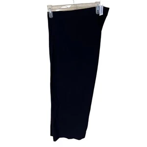 NEW Old Navy 4X Wide Leg Comfort PANT High Rise Black Pull On Wide Band Waist - Picture 1 of 8