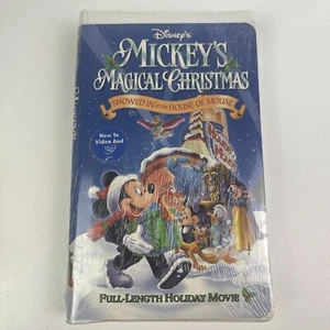 Mickeys Magical Christmas Snowed In at the House of Mouse VHS Clamshell Sealed - Picture 1 of 11