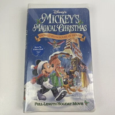 Mickeys Magical Christmas Snowed In at the House of Mouse VHS Clamshell Sealed - Image 1 of 4