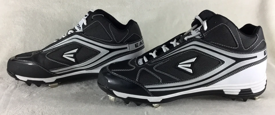 Botines de béisbol Easton para hombre 13 Phantom Mid Metal espigas negras M33557 $70 Foto 1 de 4
