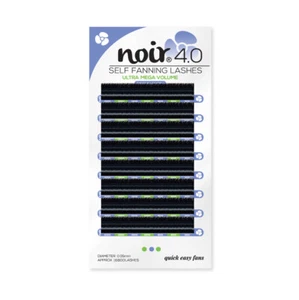 Easy Fanning Lashes Noir 0.05 Self Fanning Eyelash Extensions Russian Volume C D - Picture 1 of 12