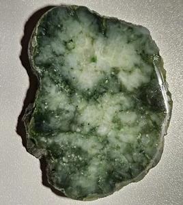 botryoidal nephrite jade lapidary slab 58 grams - Picture 1 of 9