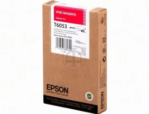 Cartouche originale Epson T6053 Vivid Magenta C13T605300 Stylus Pro 4880 - Photo 1/1