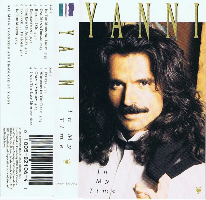 In My Time cassette Yanni New & Easy Listening Album 1993 - Image 1 of 1