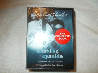 AGATHA CHRISTIE SPARKLING CYANIDE 4 CASSETTES AUDIOBOOK - Image 1 of 2
