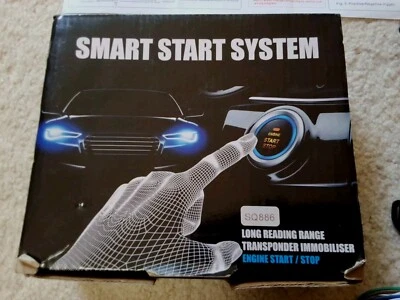 Smart Start Alarm System Keyless Entry Push Button Remote Control Start/Stop - Image 1 of 4