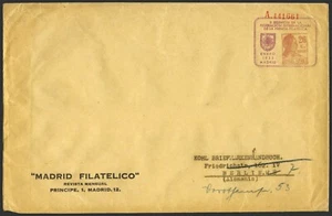 España - Sobre Entero Postal - Laiz o 1196A-20cts. publicidad "Madrid Filatélica - Imagen 1 de 1