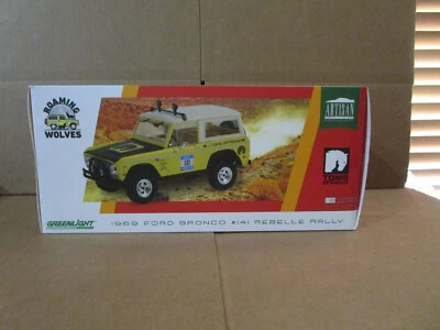 GREENLIGHT/19131 1969 FORD BRONCO  REBELLE RALL FREE SHIP - Image 1 of 4