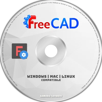 FreeCAD - 2D 3D CAD - Uses AutoCAD DWG File - Computer Aided Design Software - Image 1 of 3