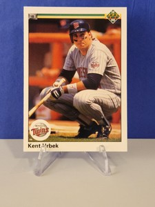 1990 Upper Deck Kent Hrbek card #452 Minnesota Twins Baseball 