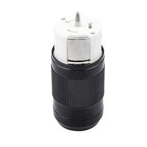 50A Generator Connector Female Twist Locking Plug Generator Plug 3 Pole 4 Wire - Picture 1 of 8