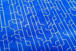 Sonderanfertigung mit Eversholt Rail Blue Moquette Stoff - Bild 1 von 11