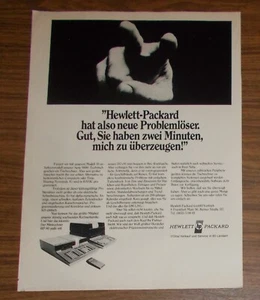 Seltene Werbung HEWLETT-PACKARD Tischrechner Serie 9800 Modell 30 #2 1973 - Bild 1 von 1