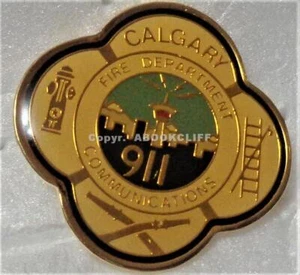 CALGARY Fire Department 911 Communications Alta. Pin Mint - Picture 1 of 4