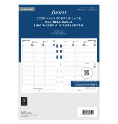 filofax Kalendereinlage 2026 A5  1 Woche / 2 Seiten deutsch Kalendarium 26-68540 - Bild 1 von 4