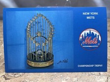Lot Of 50 Vintage Postcards New York Mets Championship Trophy Limited Edition JD
