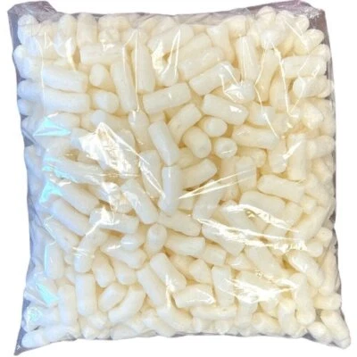 Biodegradable Packing Peanuts 0.6 Cu Ft Minipack Bag White Noodle Shaped - Image 1 of 2