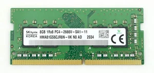 Hynix 8GB HMA81GS6CJR8N-VK PC4-21300 DDR4-2666MHz 260-Pin SoDimm 1.2V - Picture 1 of 2