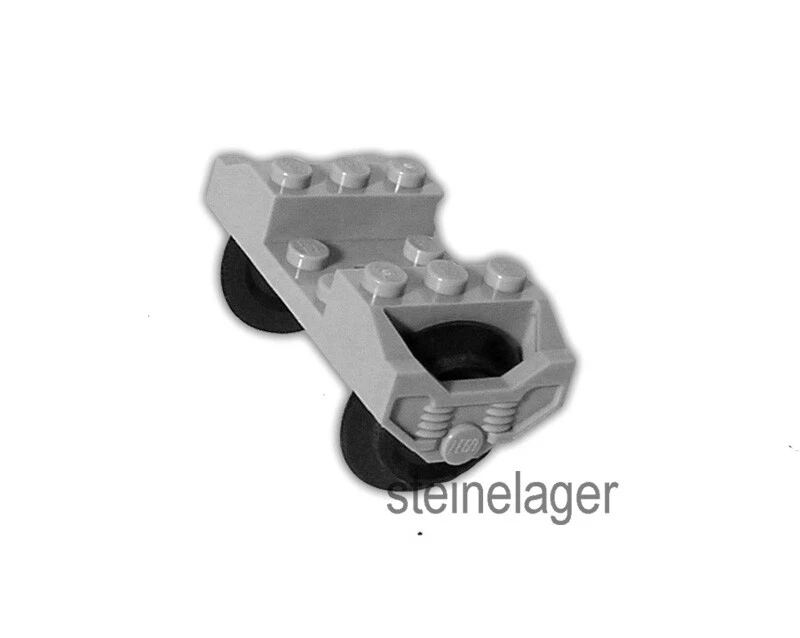 LEGO® Eisenbahn Achsen 9V althellgrau 10020 10022 10025 4511 2878c01 oldgray - Bild 1 von 1