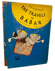 The Travels Of Babar Antique Childrens Book Early Edition Hbdj De Brunhoff