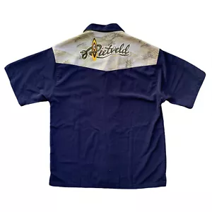 Rick Rietveld Hawaiian Camp Shirt Large Snake Surf Pop Surrealism - Picture 1 of 7