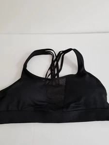 CHAMPION BLACK SPORTS BRA SIZE MEDIUM - Picture 1 of 2