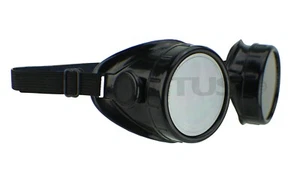 CUSTOM BIKER ATV MOTORCYCLE GOGGLES SUNGLASSES WIND DIRT MUD IMPACT RESISTANT - Picture 1 of 3