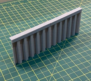 Model Railway Scenery Canal Side Piling/Shuttering 1:76 OO gauge Scale - Picture 1 of 2