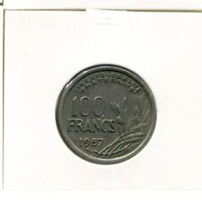 100 FRANCOS 1957 FRANCIA FRANCIA moneda francesa #AK963.D