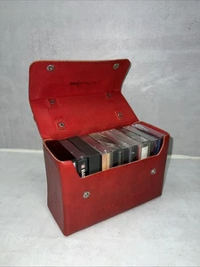 RDA caja de cassette caja de cassette con 10 MC bolsa de casete caja casetes - Imagen 1 de 9