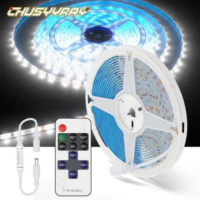 Комплект светодиодных светильников для автофургона тента лодки прицепа беспроводной пульт дистанционного управления белый водонепроницаемый новый - Изображение 1 из 4