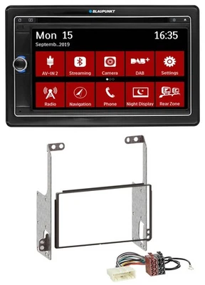 Blaupunkt Bluetooth DAB 2DIN USB DVD MP3 Autoradio für Nissan X-Trail 2007-2014 - Bild 1 von 4
